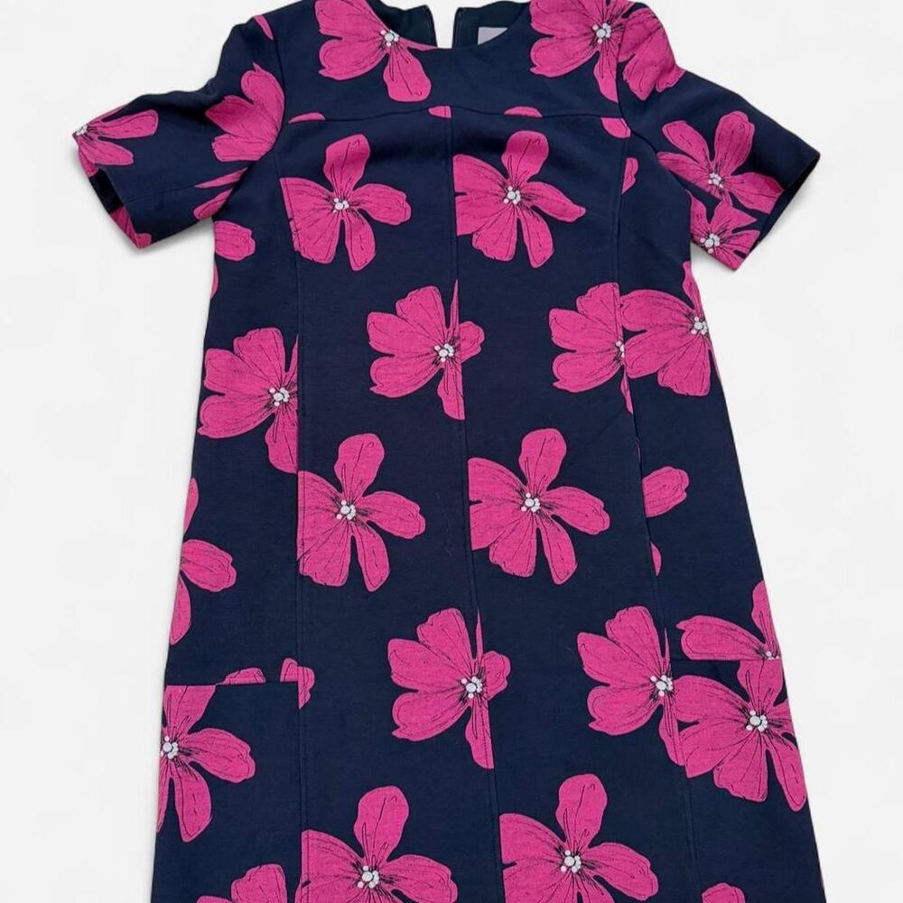 Lela-rose Women's Pink and Navy Dress
